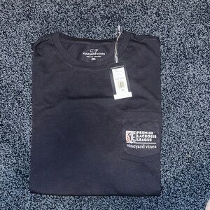 Vineyard Vines nwt XXL navy blue short sleeve t-shirt $98 premier lacrosse PLL